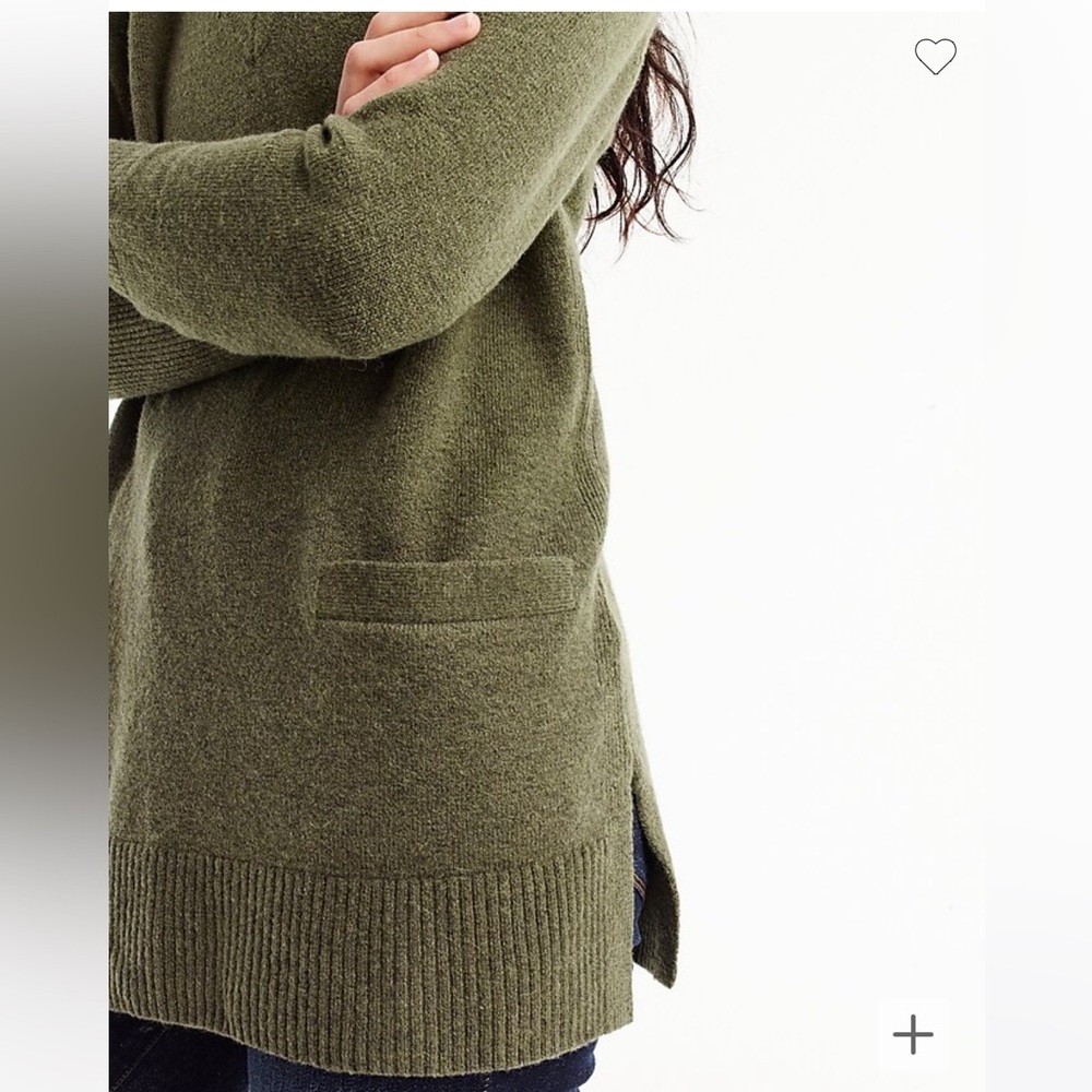 V-neck front-pocket tunic sweater in Supersoft yarn - Picture 4 of 4